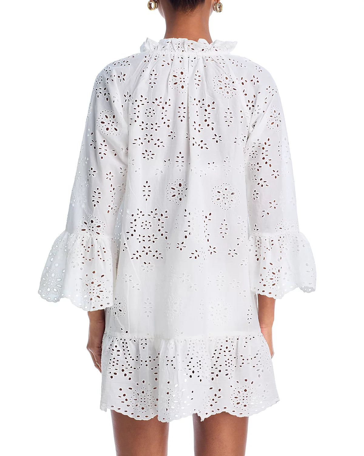 MARTINEZ-Embroidered Cover-Up Dress